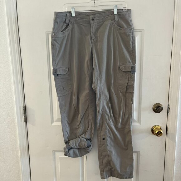 Kuhl Woman's Splash Khaki Convertible Outdoor Trail Roll-Up Pants Sz 14Reg - Picture 2 of 7